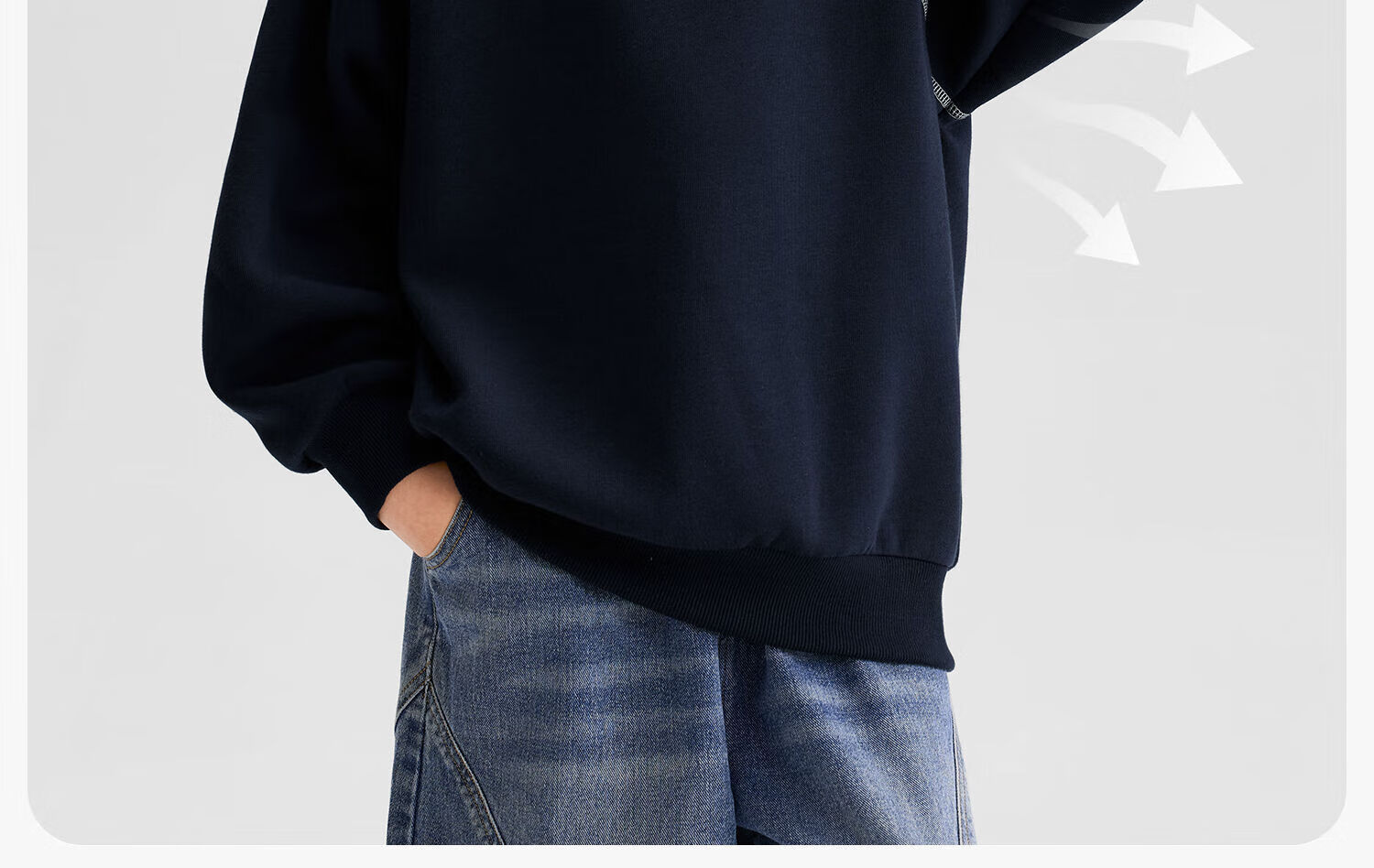 Zuo Xi Kids Boys Sweatshirt 2026 New Spring Children's Letter Graffiti Sports Top Light Gray 165 4